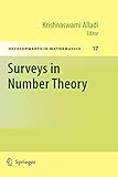  Surveys in Number Theory (Developments in Mathematics, Band 17)