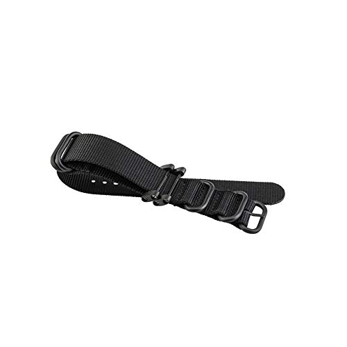 Bracelet Suunto Core nylon tressé de qualité supérieure noir 24mm - 3
