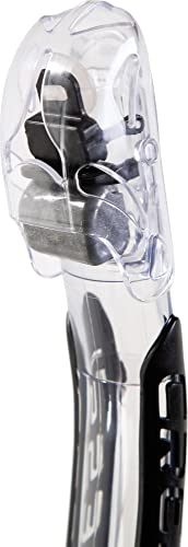 Cressi Adult Dry Snorkel para Buceo, Snorkel con Guardián Seco y Válvula Purga - Itaca Ultra Dry Hecho en Italia miniatura 3