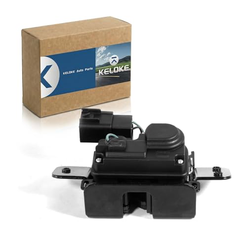 Image of KELOKE Manual Trunk Latch Lock Actuator w / 4-Pin Compatible with Buick & Cadillac & Chevy & GMC Pontiac & Saturn 2006-2017, for Models Without Power Liftgate, Replaces# 931299