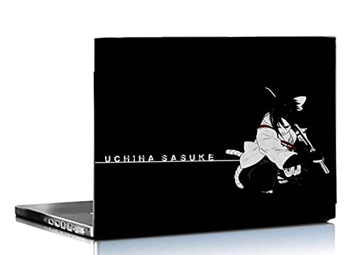 Image of Laptop Skin Stickers HD Quality Sticker for Laptops Upto 15.6 inch (Dustproof|Waterproof|Scratchproof|Reusable) - BE Sasuke