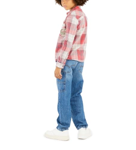 GUESS Boys' Rigid Denim Worker Pants2