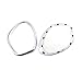 Mulcort Headlight Trim Ring 2pcs Replacement for BMW MINI Cooper Countryman 2011-2016 OEM 51139801573; 51139801574