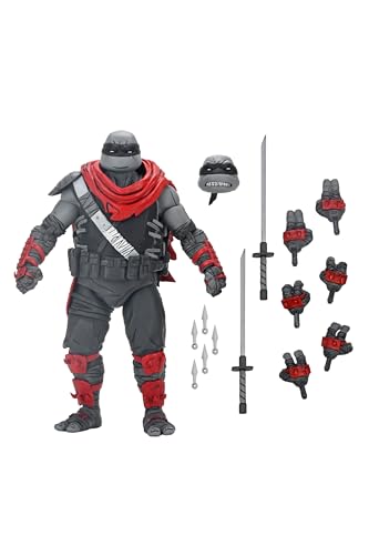 NECA TMNT, The Last Ronin, Lost Years Nightwatcher Leonardo Action Figure with Accessories