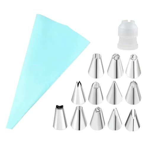 TVIVID 8/12/26 pz/set di sacchetti di pasticceria in silicone punte da cucina torta glassa tubazioni crema strumenti per decorare torte riutilizzabili sacchetti da pasticceria