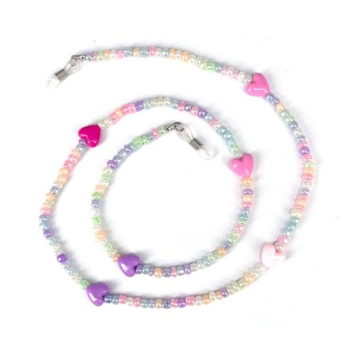 Chaîne de lunettes fleurs anti-perte : cordon masque et collier - 2