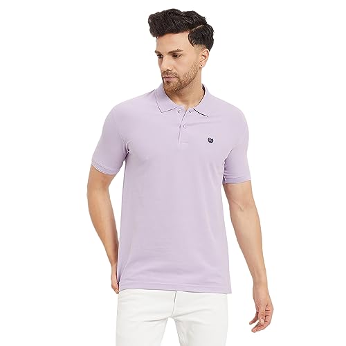 Image of Duke Stardust Men Half Sleeve Cotton T-Shirt (SD51 Lavender M)