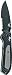 Benchmade - Freek 560 Knife, Drop-Point Blade, Serrated Edge, Coated Finish, Gray and Black Handle
