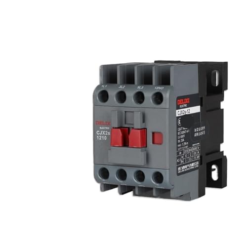 Contacteur pour automatisme industriel CJX2 12A bobine 24V rail Din 35mm