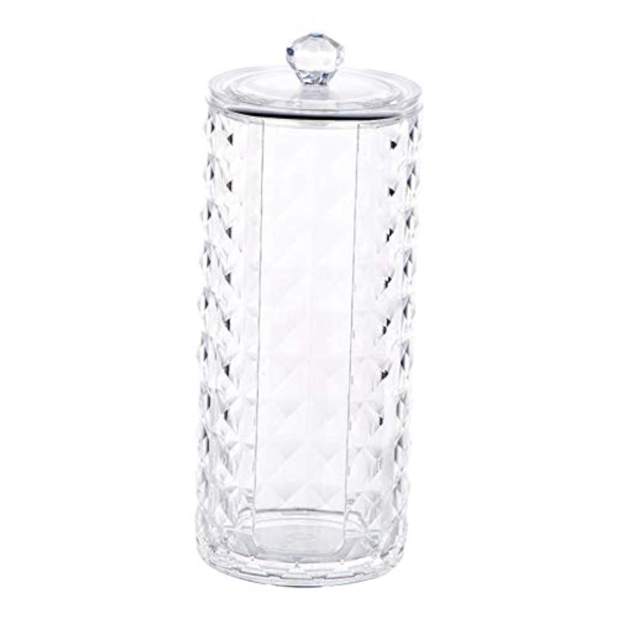 Cotton Pads Holder Organizer, Clear Acrylic Makeup Remover Container