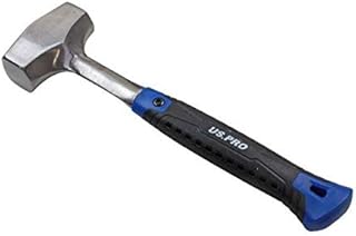 US PRO Tools 2LB One Piece Steel Club Hammer with Fibreglass Handle 3447