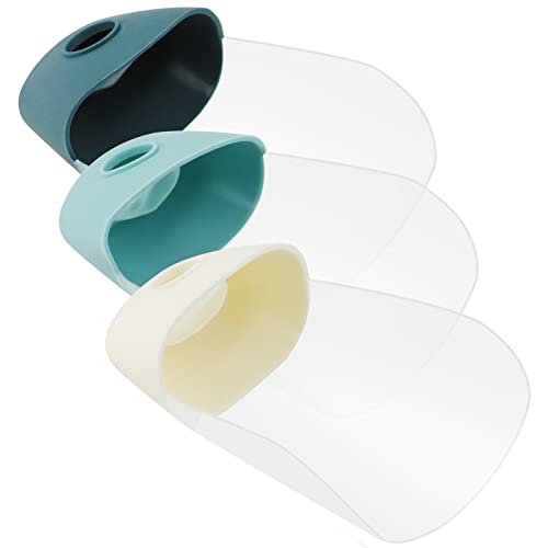 Image of Faucet Extender for Toddlers - 3 Pcs Silicone Kids Sink Extender for Bathroom Spout Bathtub(Blue/White/Navy Blue)