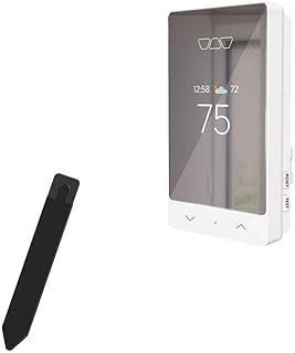 BoxWave Stylus Pouch Compatible with Schluter Thermostat (DITRA-Heat-E-RS1) - Stylus PortaPouch, Stylus Holder Carrier Portable Self-Adhesive for Schluter Thermostat (DITRA-Heat-E-RS1) - Jet Black