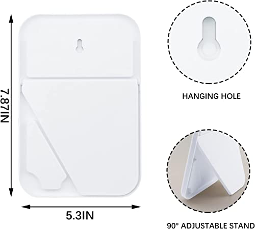 Image of Makeup Mirror 8 Inch Portable - Simple Folding Design with Stand - Compact and Lightweight for Travel or Desktop Use - Adjustable Standing Base for Perfect Viewing Angle- Ideal for Home