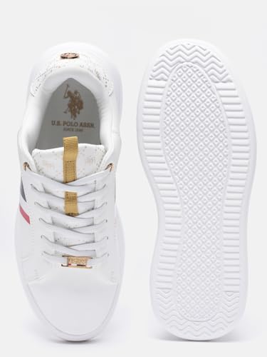 Image of U.S. Polo ASSN. Clara 3.0 Off White Light Weight Sneaker Shoes