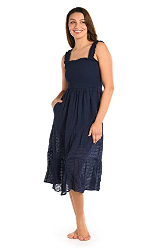 Robe midi cache-maillot de bain vêtement couvrant plage - 3