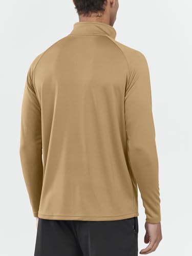 Image of NORTHYARD Men's Quarter Zip Pullover Athletic Running Shirt Long Sleeve | 1 /4 Zip Top, Quick Dry Lightweight, Moisture Wicking Breathable, Reflective Strips, Performance Workout Gym, Hiking Sports
