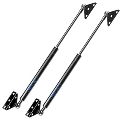 ARANA Gas Struts 20 inch 60 lbs with Brackets, Gas Shocks Lift lid 20", Heavy Duty Gas Spring Lift Support for RV Camper Bed Tanning Bed Boat Hatches Cabinets(Fits 48-66 lbs Lid), 2 Pcs