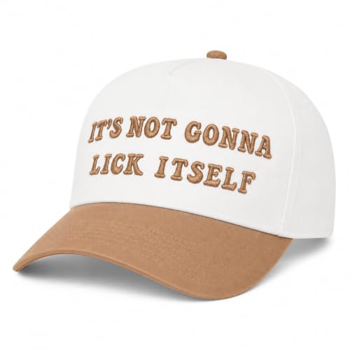 Vintage Funny Trucker Hat for Women-It's Not Gonna Lick Itself Hat