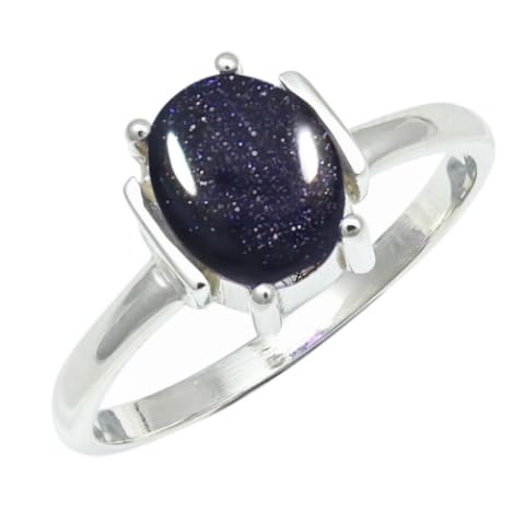 Bague pierre de soleil argent 925 anti-ternissement, bague mixte durable taille 54