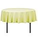 LinenTablecloth 70-Inch Round Polyester Tablecloth Tea Green