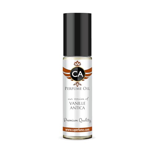 CA Perfume Impression of Vanille Antica Unisex Fragrance Oil Oriental Woody Scent Long Lasting Perfumes for Women &amp; Men Travel Size TSA Ready Mini Parfum Body Oil Roll-on 0.33 Fl Oz 10ml