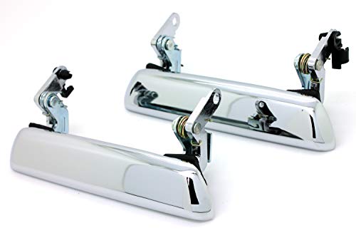 LatchWell New PRO-4002432 Chrome Outside Door Handle Set Compatible with Datsun 240Z 260Z 280Z Exterior Nissan (Pair)