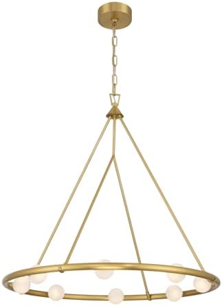 Crystorama Terrell 29.5'' LED Luxe Gold Chandelier