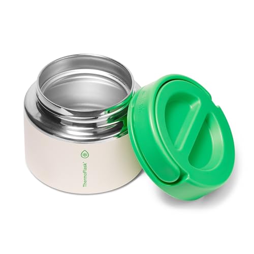 Image of ThermoFlask Insulated Food Jar with Leakproof Lid (12 oz, Desert Bloom) - Stainless Steel Food Containers for Hot & Cold Meals, Lunch, Soup & Snacks