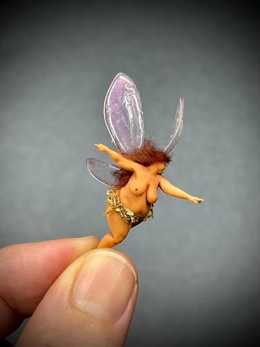 Figurine de fée Jezzabelle miniature 30 mm statuette fantastique peinte à la main