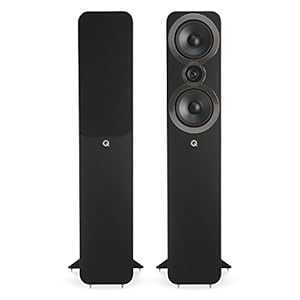 Q Acoustics 3050i Standlautsprecher QA3556 in Schwarz/Paar