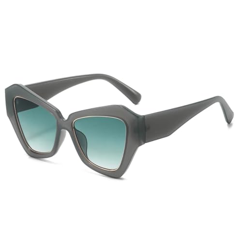Lunettes de soleil œil de chat polygonales pour vos sorties d'été en ville