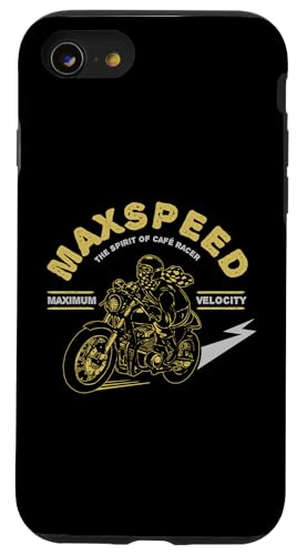Maxspeed �ő呬�x Spirit Of Cafe Racer �I�[�g�o�C �X�}�z�P�[�X iPhone SE (2020) / 7 / 8 �p