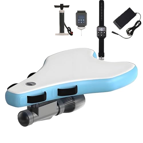【Ultra-portatile】L'elica e la tavola gonfiabile sono dotate di un sistemas di sgancio rapido che consente un montaggio veloce senza attrezzi. La piattaforma può essere sgonfiata e ripiegata per un facile trasporto, entrando comodamente in un'auto familiare o persino in una valigia da cabina. Ogni componente è leggero, consentendo un facile trasporto da parte di una sola persona.