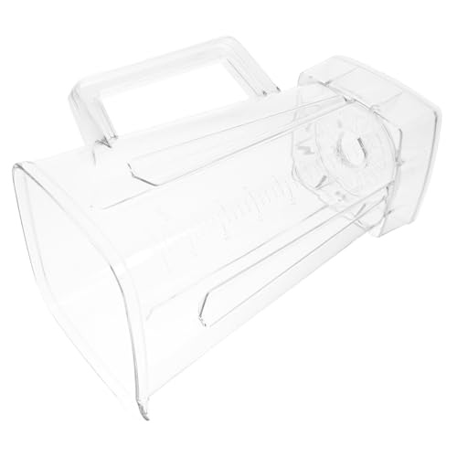 SECFOU Jarra para Licuadora de Plástico PC 2 Litros, Recipiente Cuadrado Reutilizable para Batidos, Jugos y Leche de Soja, Accesorio Versátil para Dispensadores de Bebidas en Cocina