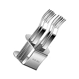 MAGICLULU Fourchettes à Fruits Acier Inoxydable Avec Support Pour Amuse-bouche Et Dessert...