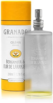 Granado - Linha Terrapeutics - Colonia Feminina Bergamota e Flor de Laranjeira 230 Ml - (Granado - Terrapeutics Collection - Orange Blossom Flower and Bergamot Eau De Cologne For Women 7.78 Fl Oz)