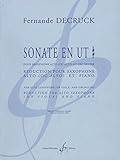 Decruck: Sonata in C-sharp Minor for Alto Saxophone or Viola (Solo Part with Piano Reduction)
