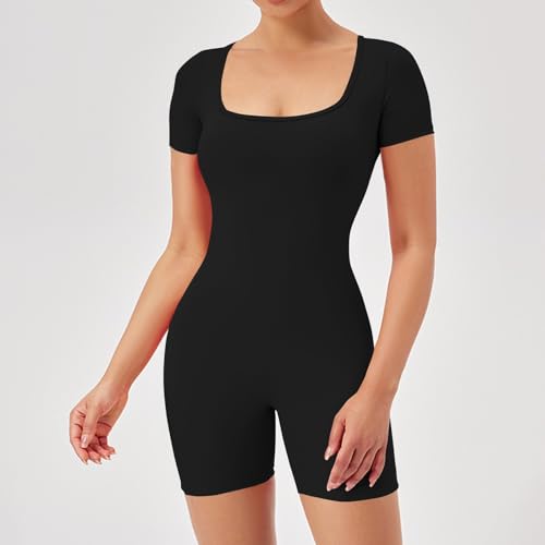 Image of Swim Rompers for Women 2026 Spring Flowy Dressy Casual Cotton Jumpsuits Beach Comfy Linen Athletic Overalls