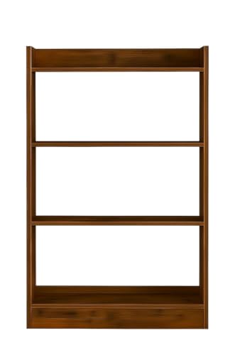 Image of Dime Store Wooden Book Case 4 Tier Open Bookshelf for Home & Office | Multipurpose Book Storage Rack, Display Shelf, Engineered Wood Book Cabinet for Living Room, Study Room & Bedroom