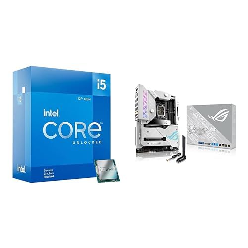 Image of Intel Core i5-12600KF Desktop Processor + ASUS ROG Maximus Z690 Motherboard