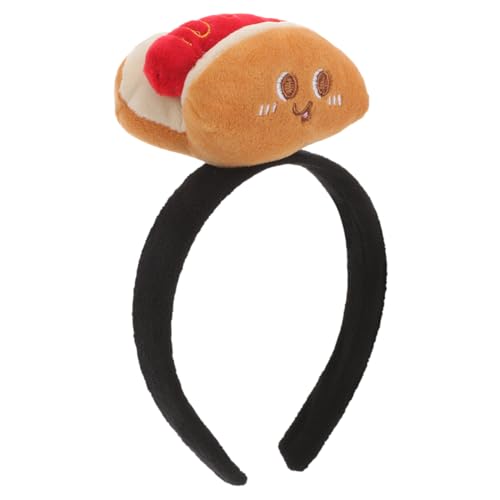 Bandeau Hot-dog Cartoon Cosplay Halloween Adulte Serre-Tête Déguisement Confort