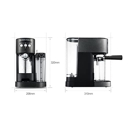 Máquina de café Espresso semiautomática con espumador de Leche Todo en uno para Uso doméstico y de Oficina - Imagen 8