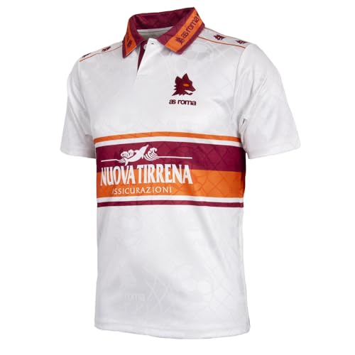 prodotto ufficiale AS Roma AS Roma 1994-95 Away Retro Football Shirt
