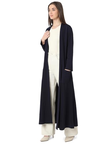 Image of Smarty Pants women's cotton open front trench jacket.