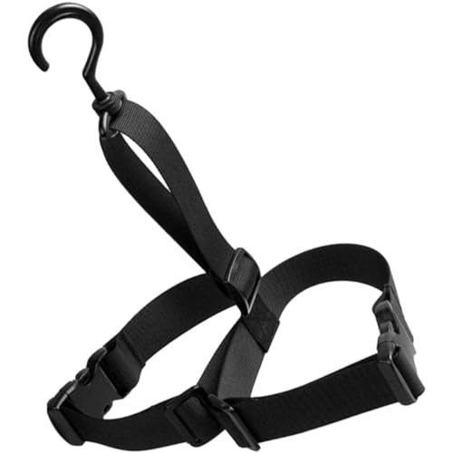 Homoyoyo Correa Ajustable para Colgar Botas de Pesca de Poliéster y Nailon Negro, Tendedero Resistente para Secar y Organizar Botas de Vadeo, Accesorio Versátil para Pesca al Aire Libre,