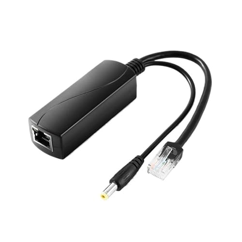 2.5G PoE Splitter, Adaptador de Corriente DC 36W, Conexión 5.5 x 2.1mm, de PoE a DC 12V/3A miniatura 1