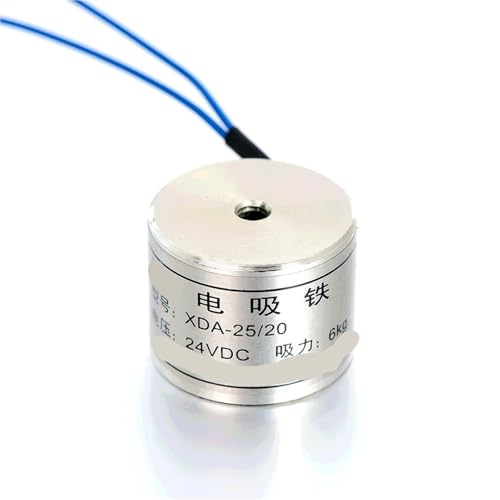 Électroaimant JK25/20 DC 12V avec ventouse solénoïde de maintien 6kg