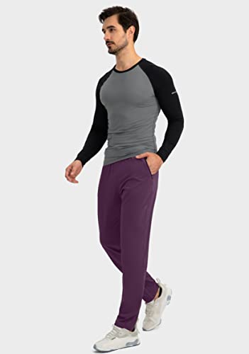 G Gradual Men's Sweatpants with Zipper Pockets Tapered Joggers for Men Athletic Pants for Workout, Jogging, Running