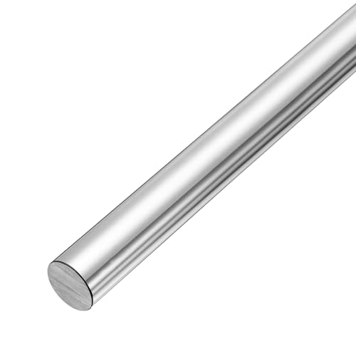 MECCANIXITY Varillas de movimiento lineal, 20 mm x 400 mm, caja sólida, cromada, guía de eje de barra lineal para manualidades CNC, manualidades, impresora 3D, modelo de coche y avión